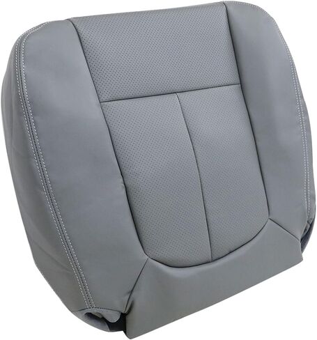 NLQR Driver and Side Bottom Seat Covers Replacement Leather Perforated Khaki Compatible with Ford F150 Lariat 2009 2010 2011 2012 2013 2014 in Saudi Arabia