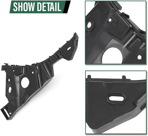 GRAND ORANGE Front Bumper Grille Bracket Left Driver Side Compatible with Buick LaCrosse 2010 2011 2012 2013 22782285, 20909987, 22769417 Black in Saudi Arabia