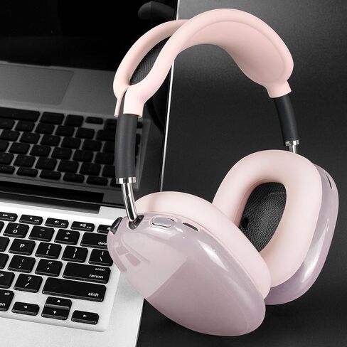 مجموعة حماية Soulwit لـ AirPods Max ، غطاء عقال + حامي Case Protector + غطاء أذن السيليكون ، ملحق مقاوم للعروع ، قابلة للغسل بسهولة ، مضاد للخلع (أسود) in Saudi Arabia
