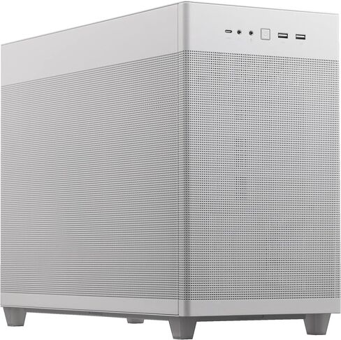 ASUS Prime AP202 ARGB Black mATX case with Fully Tempered Curved Glass, Supports Graphics Cards up to 420mm Long, 360mm Long radiators, Easy-Detach Rail, Patented Slot Vent, Built-in Three ARGB Fans in Saudi Arabia