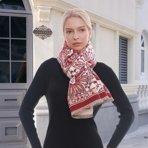 Scarf for Women Pashmina Blanket Shawls and Wraps Winter Warm Scarves in Saudi Arabia