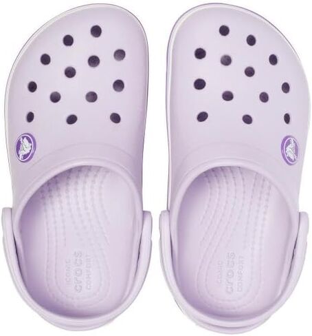 Crocs Kids Crocband Clogs, White Holiday, 13 Little Kid in Kuwait