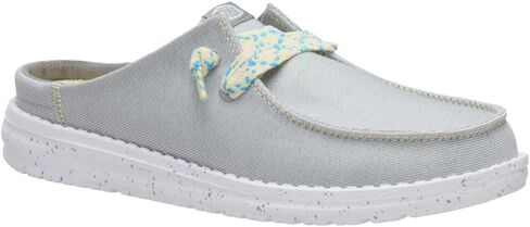 HEYDUDE Women's Wendy Slip Friendship Lace Mules | Lightweight Slip-On Shoes for Travel & Casual Wear in Saudi Arabia