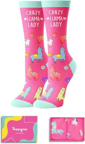 HAPPYPOP Rubber Duck Gifts for Women - Crazy Duck Lady Gifts Cute Rubber Ducky Socks for Teen Girls in Saudi Arabia