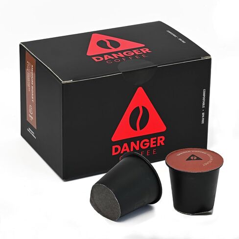 Danger Coffee by Dave Asprey ، reminizalized ، agm free and lab pods compostable bods | 12 قرون in Saudi Arabia