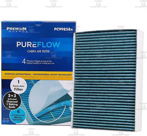 PG PC99858C Cabin Air Filter|Fits 2024-20 Land Rover Range Rover Evoque,2024-20 Discovery Sport in Saudi Arabia