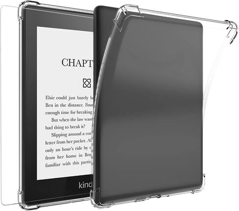بالنسبة إلى 6 'kindle 8 case clear 2016 ، slim for kindle 8th gen cover ، legthpweight frackproof tpu cover shell for e-reader-clear in Saudi Arabia