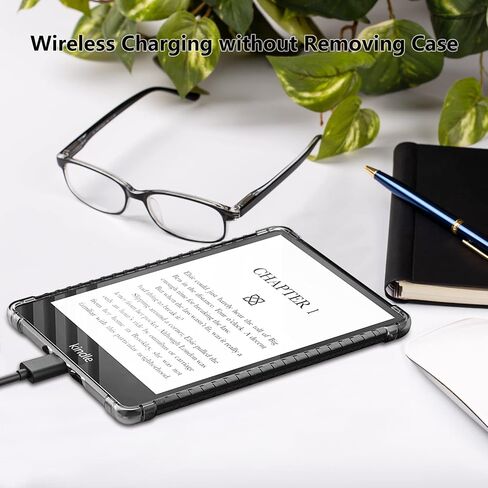 بالنسبة إلى 6 'kindle 8 case clear 2016 ، slim for kindle 8th gen cover ، legthpweight frackproof tpu cover shell for e-reader-clear in Saudi Arabia