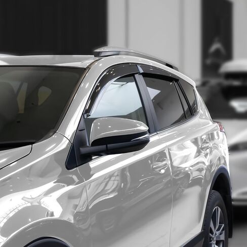 واقيات مطر متينة بشكل لا يصدق من CLIM ART لسيارة Subaru Outback 2015-2019، عاكسات النوافذ الأصلية بشريط لاصق، عاكس فتحة التهوية، أقنعة النوافذ، ملحقات السيارة، 6 قطع. - 515034 in Kuwait