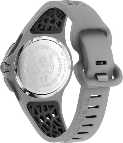 Plein Sport Thunderstorm Chrono Collection Luxury Mens Watch Timepieces with a Black Strap Featuring a Gun Case and a Camo Dial in Saudi Arabia