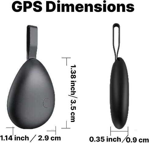 GPS Tracker للمركبات ، جهاز تتبع صغير للمركبات ، جهاز تعقب السيارات مخفي بدون اشتراك مع Find My (iOS فقط) ، Finder Key ، للأطفال ، الكلاب ، الأمتعة ، حقيبة (أسود ، 4 عبوات) in Saudi Arabia