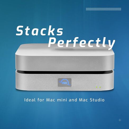 OWC (Enclosure only) miniStack STX, Upgradeable Expansion Solution and Thunderbolt Hub/Mini Dock with 3 Extra TB4 Ports. for Mac Studio, Mac mini and Other Devices. Matte Black in Saudi Arabia