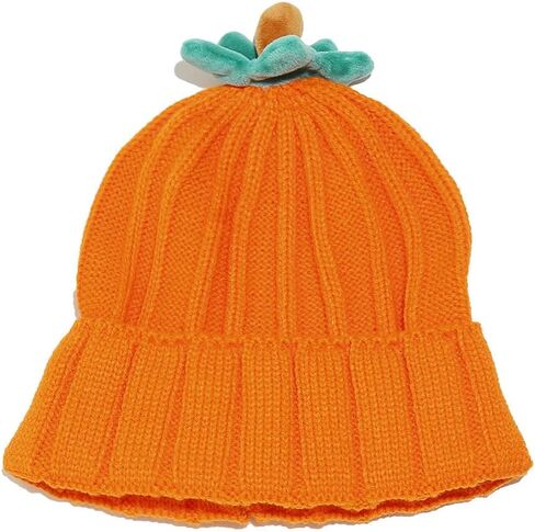 URAWOW Orange Beanies Knit Hats for Women Men Skull Cap Crochet Bucket Hat Knitted Handmade Warm Cute Christmas Santa Fruit in Kuwait