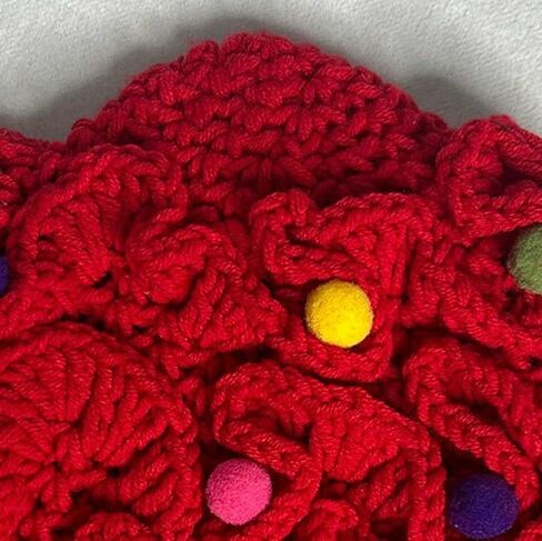 URAWOW Orange Beanies Knit Hats for Women Men Skull Cap Crochet Bucket Hat Knitted Handmade Warm Cute Christmas Santa Fruit in Kuwait
