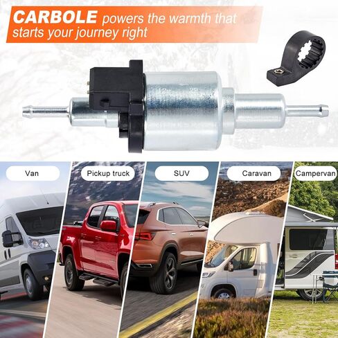 CarBole 12 فولت سيارة وقود الديزل سخان مضخة سخان التوقف الكهربائي استبدال جزء نبض مضخة قياس 1-5KW in Saudi Arabia
