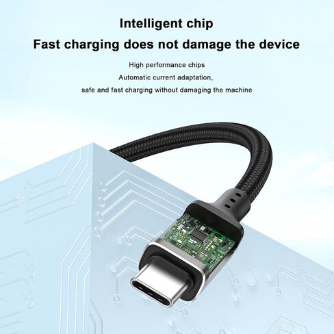 40Gbps Thunderbolt 4 Cable 1.6ft with 8K Video and 240W Charging - 0.5m, Compatible with USB4, Thunderbolt 3 Cable and USB-C in Saudi Arabia