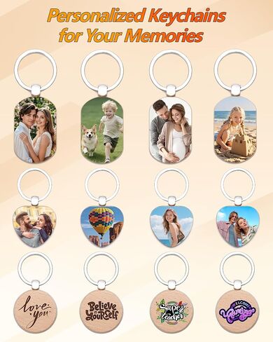 Custom Personalized Wooden Keychain Bulk, Carved & Printing Wood Keychains for School/Family/Promotion/Company Event in Saudi Arabia