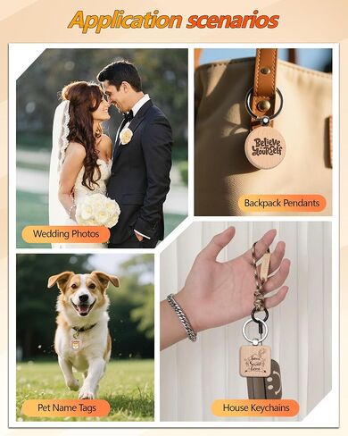 Custom Personalized Wooden Keychain Bulk, Carved & Printing Wood Keychains for School/Family/Promotion/Company Event in Saudi Arabia