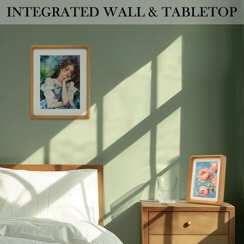 إطارات صور خشبية كبيرة مقاس 11 × 14 غير لامعة مقاس 8 × 10 / 5 × 7، إطارات من خشب الجوز الأسود الطبيعي باللون البني in Saudi Arabia