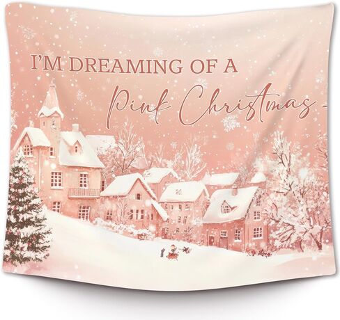 XLDLIOO Winter Christmas Tree Wall Tapestry, Moody Winter Xmas Wall Tapestry Hanging for Bedroom, Country Farmhouse Christmas Tree Holiday Tapestries Decor Art for Home Living Room 50x60in in Saudi Arabia