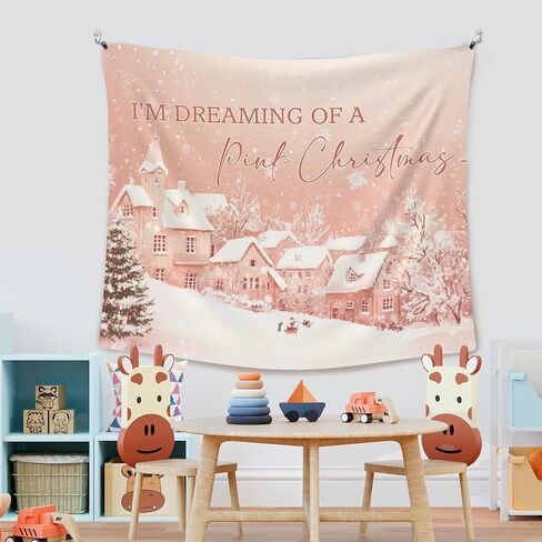 XLDLIOO Winter Christmas Tree Wall Tapestry, Moody Winter Xmas Wall Tapestry Hanging for Bedroom, Country Farmhouse Christmas Tree Holiday Tapestries Decor Art for Home Living Room 50x60in in Saudi Arabia