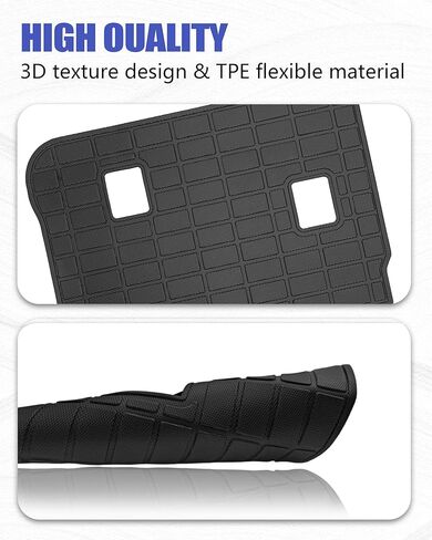 Cargo Liners Backrest Mat for Jeep Wagoneer L & Grand Wagoneer L Accessories 2022-2025 with Hook&Loop Rear Trunk Mat Rear Seat Back Cover Protector All Weather Anti-Slip Split Dog Liner 5 PCS in Kuwait