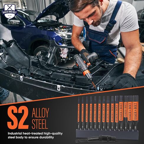 96pc Master Screwdriver Bit Set - Full Driver Set Phillips, Robertson, Allen Metric, Allen SAE, TORX, Slotted SAE, Slotted Metric- Magnetic 1/4in Hex Shank Drill Bits - The Full GIFD Collection. in Saudi Arabia