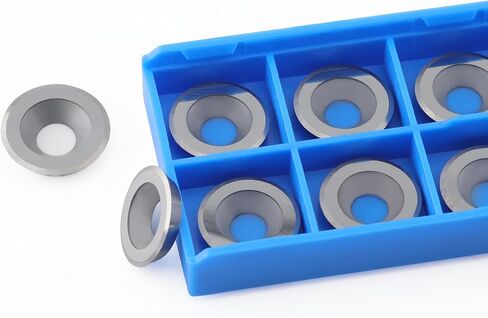 11mm Negative Rake Carbide Inserts with 2" Radius, 11x11x2.0mm Square Replacement Cutters for Woodturning Lathe Tools, Fits EWT Ci2 Roughers, Ideal for Resin and Hardwoods, 10pcs in Saudi Arabia