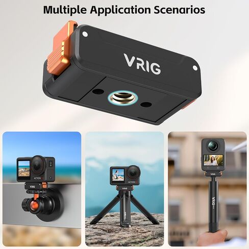 VRIG Magnetic Quick Release Adapter Mount for DJI Osmo Action 5 Pro/ 4/360 in Saudi Arabia