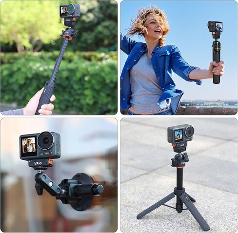 VRIG Magnetic Quick Release Adapter Mount for DJI Osmo Action 5 Pro/ 4/360 in Saudi Arabia