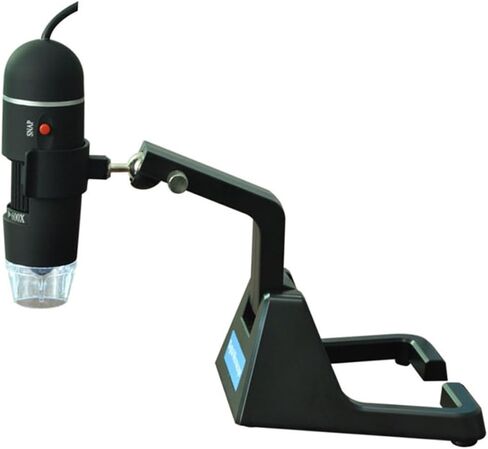 Lurrose عالي الوضوح 2 مليون USB مجهر رقمي مع ضوء LED ذراع مرن مكبر احترافي لفحص العملات المعدنية والمجوهرات والإلكترونيات in Kuwait