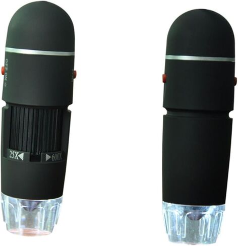 Lurrose عالي الوضوح 2 مليون USB مجهر رقمي مع ضوء LED ذراع مرن مكبر احترافي لفحص العملات المعدنية والمجوهرات والإلكترونيات in Kuwait