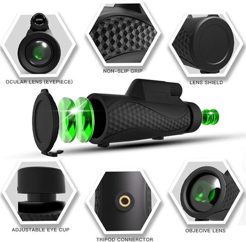 Monocular Telescope High Definition Monocular for Adult Bird Watching Outdoor Travel Sightseeing in Saudi Arabia