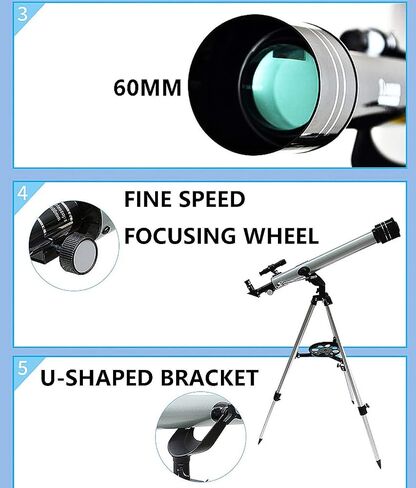 Monoculars Telescope, Astronomical Telescope，hd Outdoor Monocular Space Telescopes，Portable Beginners Telescopes，Eyepiece Sr4mm/h12.5mm/h20mm in Saudi Arabia