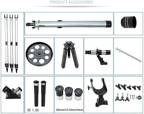 Monoculars Telescope, Astronomical Telescope，hd Outdoor Monocular Space Telescopes，Portable Beginners Telescopes，Eyepiece Sr4mm/h12.5mm/h20mm in Saudi Arabia