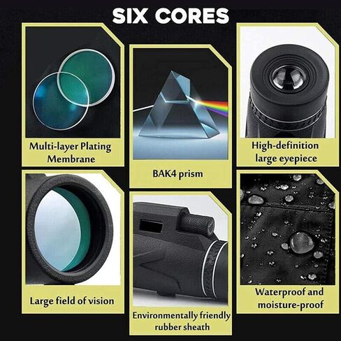 Monocular 25x30 Telescope Monocular Telescope Optics Spyglass Maritime Outdoor Camping for Wildlife Bird Watching Hunting Camping Travel for Hunting,Hiking, Exploring in Saudi Arabia