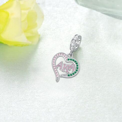 ZPB Sorority Gifts 925 Sterling Silver 1920 Sorority Paraphernalia Charm Gifts Jewelry for Women in Saudi Arabia