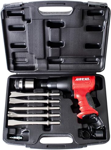 AIRCAT Pneumatic Tools 5100-A: .401-Inch Shank Composite Medium Stroke Air Hammer 3,000 BPM - Kit in Saudi Arabia