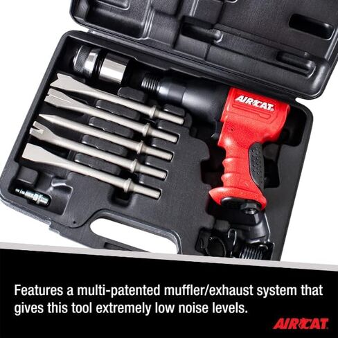 AIRCAT Pneumatic Tools 5100-A: .401-Inch Shank Composite Medium Stroke Air Hammer 3,000 BPM - Kit in Saudi Arabia