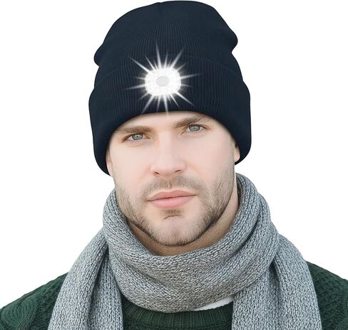 Unisex LED Beanie with Light，Gifts for Men Women in Saudi Arabia