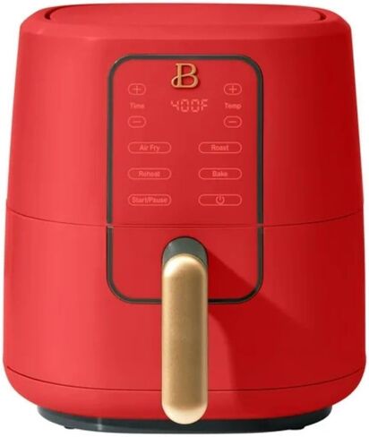جميلة درو باريمور 3-Quart Air Fryer ، Tarvocrisp Technology ، 4 presets ، 170 ° F-400 درجة فهرنهايت ، غير عصا ، آمنة غسالة الصحون ، 1200 واط (أسود) in Kuwait