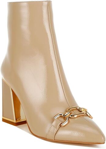 حذاء لندن راج بولوكس ذو تفاصيل سلسلة معدنية in Kuwait