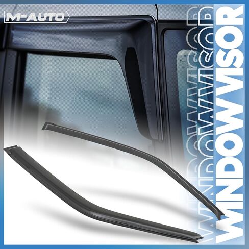 أقنعة نافذة M-AUTO واقيات المطر/الشمس متوافقة مع 02-06 سوزوكي XL-7، 2001 سوزوكي جراند فيتارا، عاكسات نافذة السيارة بشريط، 4 قطع in Saudi Arabia