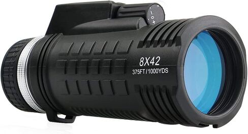 High Power Binoculars, Waterproof Monoculars Telescope 8X42, Fogproof Monocular Scope with Built-in Compass Rangefinder for Bird Watching Camping Hiking in Saudi Arabia