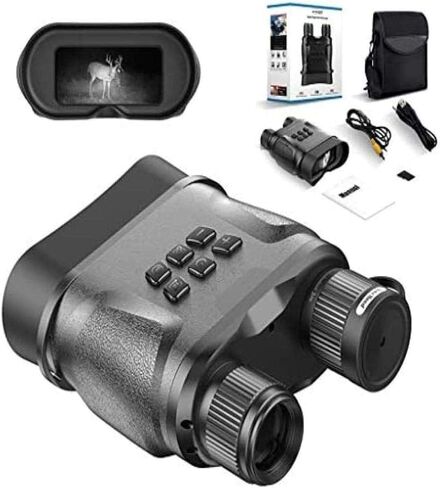 Telescopes for Adults Astronomy, High Power Binoculars Hd Binoculars Monocular 1080P Video Photo 2.3" Wide Screen Digital Ir Binoculars with 32 Gb Memory Card in Saudi Arabia