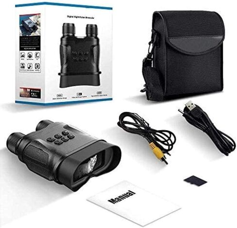 Telescopes for Adults Astronomy, High Power Binoculars Hd Binoculars Monocular 1080P Video Photo 2.3" Wide Screen Digital Ir Binoculars with 32 Gb Memory Card in Saudi Arabia