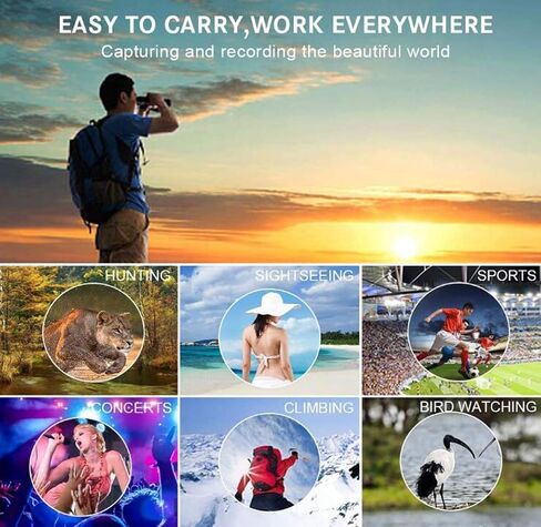 Monoculars for Adults High Power, 8X42 Binoculars Hollow Grip Design, Professional Nitrogen-Filled Waterproof Binocular for Bird Watching Camping Adjustable Poor Vision Binoculars in Saudi Arabia