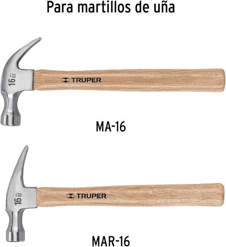 TRUPER MG-MA-16 Replacement Handle For Claw Hammers 13 1/2" (34cm) in Saudi Arabia