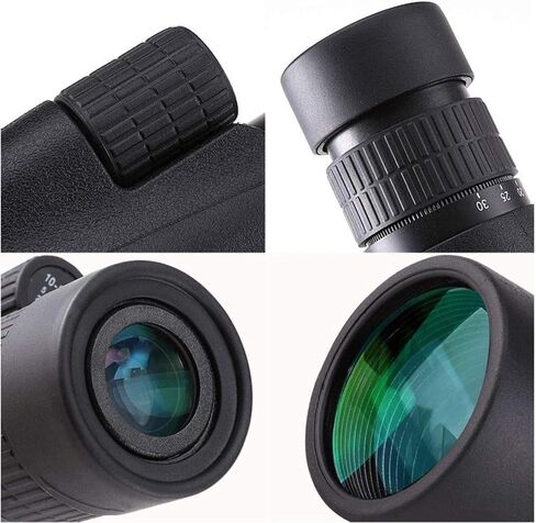 Monocular Telescope, 10-30x50 Monocular Telescope, Portable Zoom Monocular Waterproof BAK4 Prism Lens Monocular with Smartphone Adapter and Tripod for Adult Bird Watching Outdoor Travel in Saudi Arabia