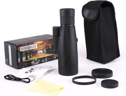 Monocular Telescope, 10-30x50 Monocular Telescope, Portable Zoom Monocular Waterproof BAK4 Prism Lens Monocular with Smartphone Adapter and Tripod for Adult Bird Watching Outdoor Travel in Saudi Arabia